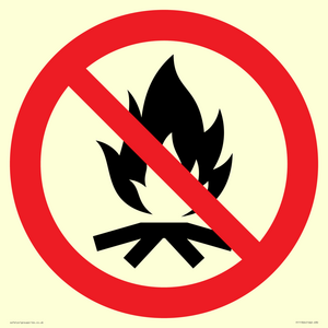 Prohibition: No campfire